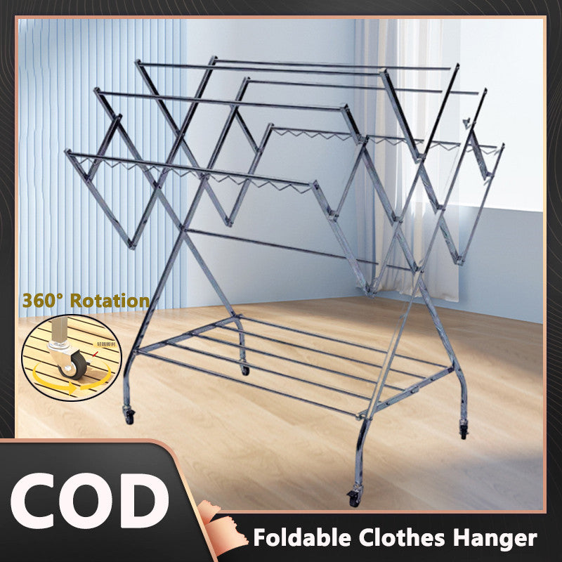 Stainless Steel Foldable Clothes Drying Rack