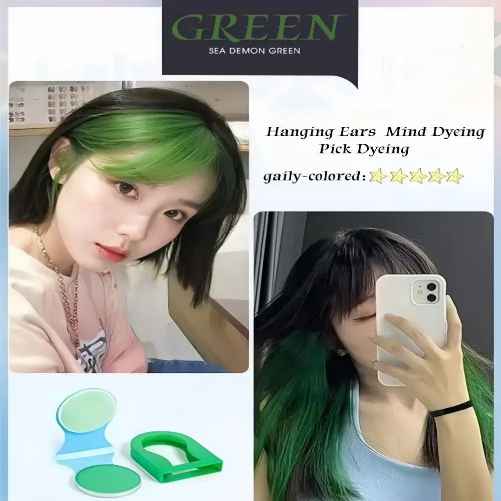 hair coloring powder, disposable fast color
