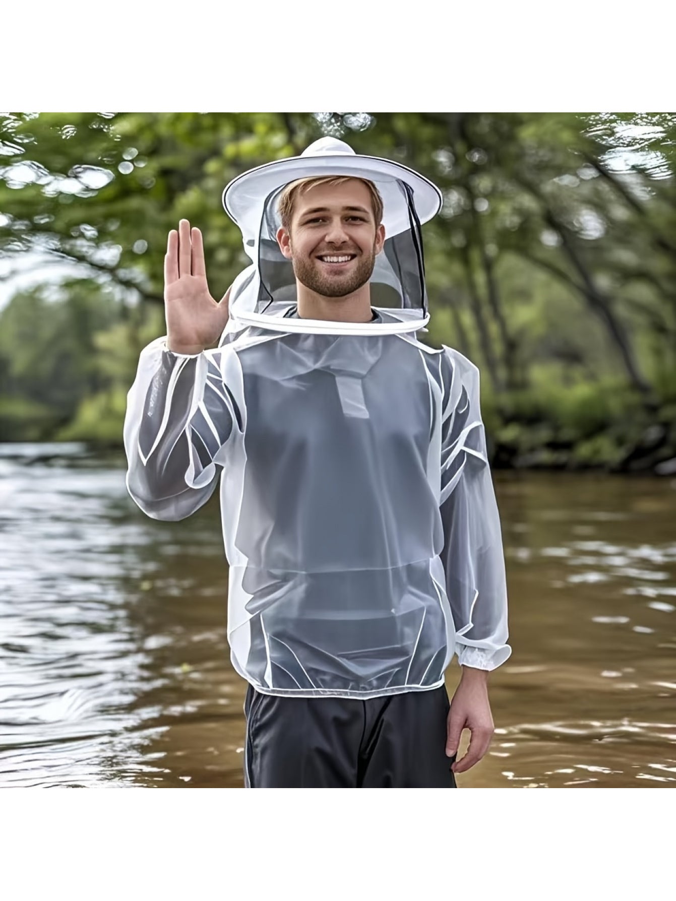 1 Lightweight White Mosquito Net- Unisex