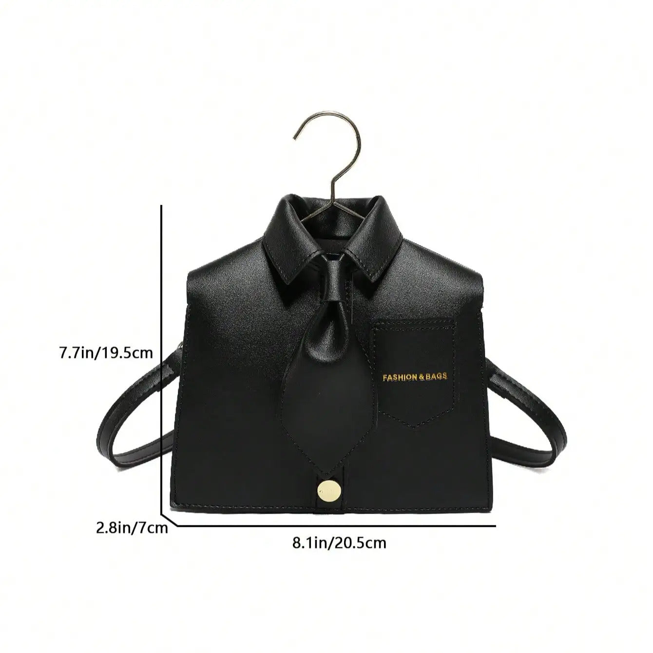 Women'S Collapsible Collar Design Crossbody Bag