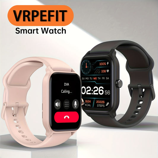 Smart Watch，Compatible Android and iPhone，Built-in Sports Fitness Tracker