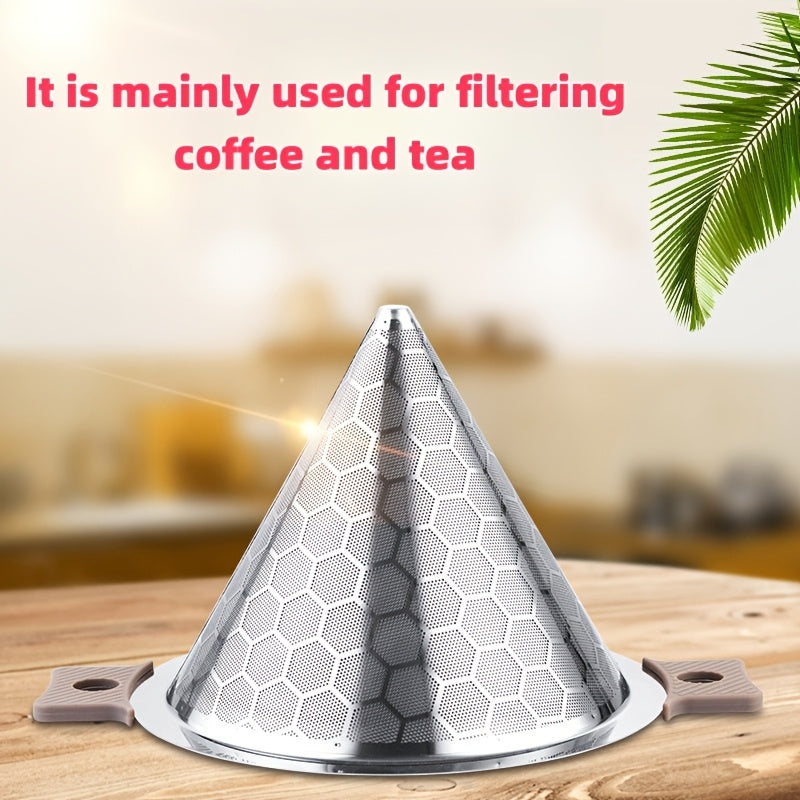 Stainless Steel Tea Filter Mesh Funnel