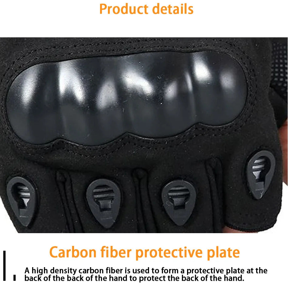 Tactical Hard Knuckle Half finger Gloves
