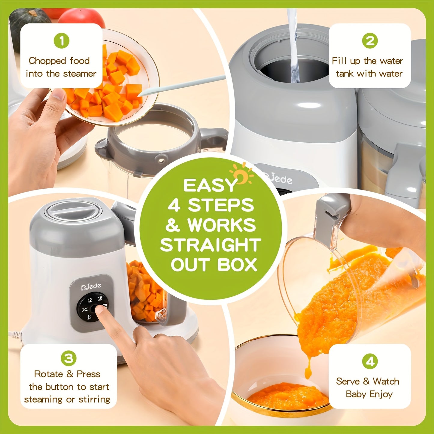 Youngsters Food Maker - Auto Cooking, One Button Control