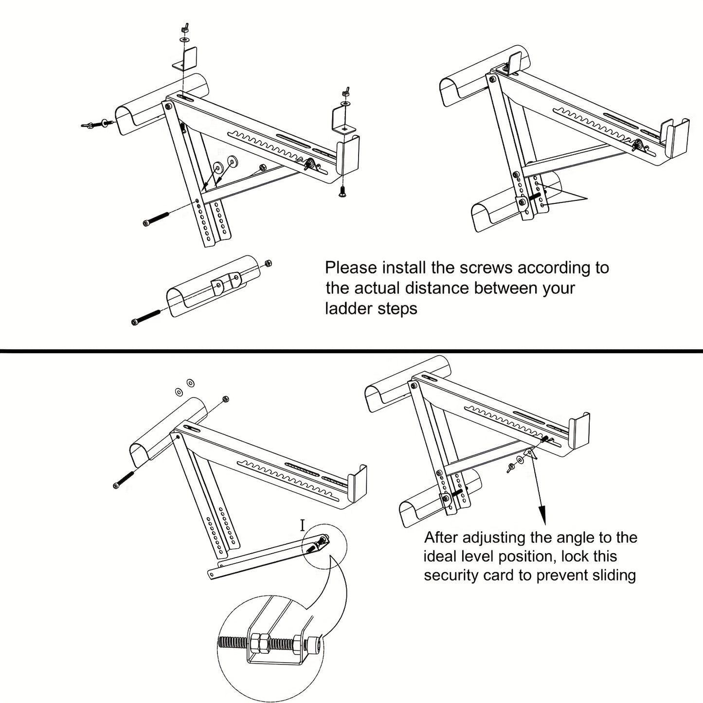 2pcs  Adjustable Stabilizer Tripod