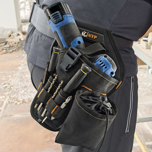 Heavy-Duty Angled Drill Holster with Belt Loop
