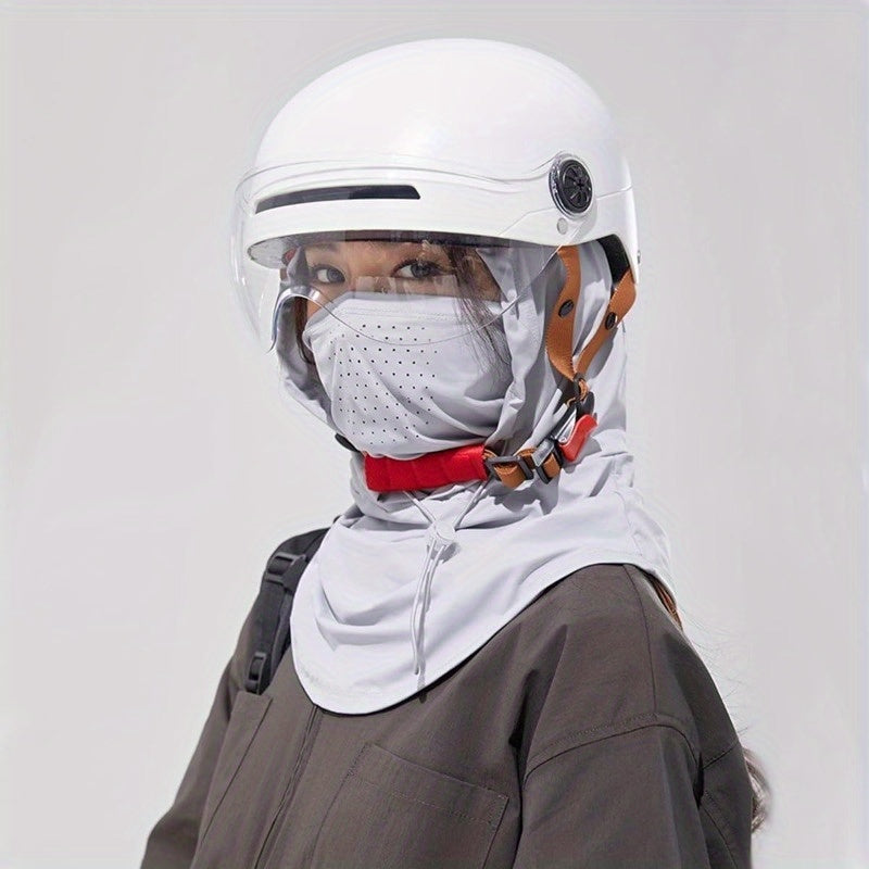 Women'sProtectionHat with Neck Guard & Face Mask