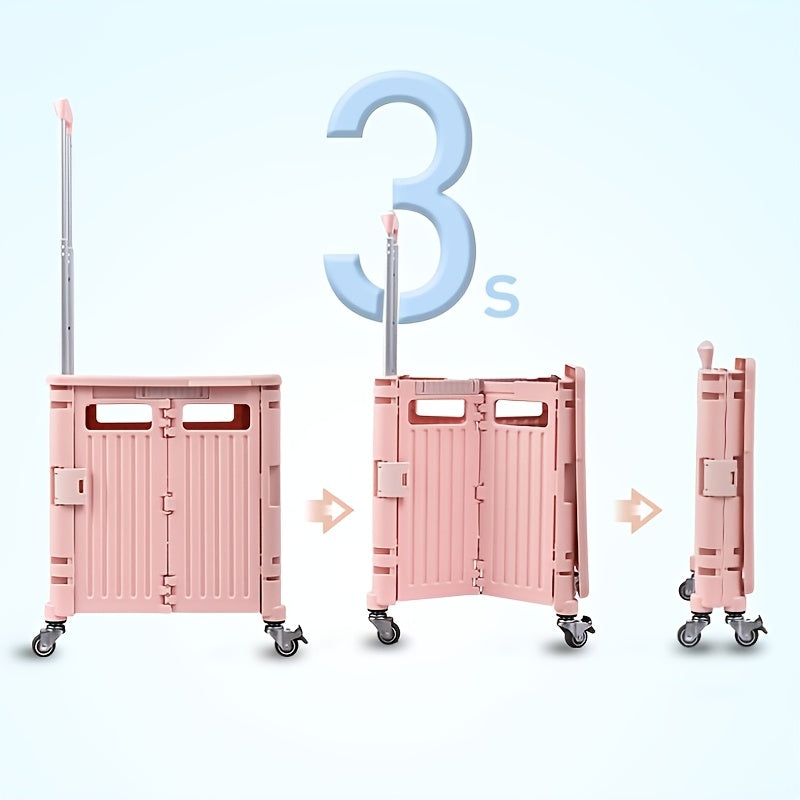Versatile Folding Shopping Cart