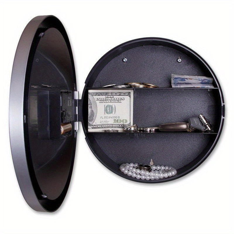 Vintage Wall Clock Featuring a Hidden Safe And Jewelry Compartment