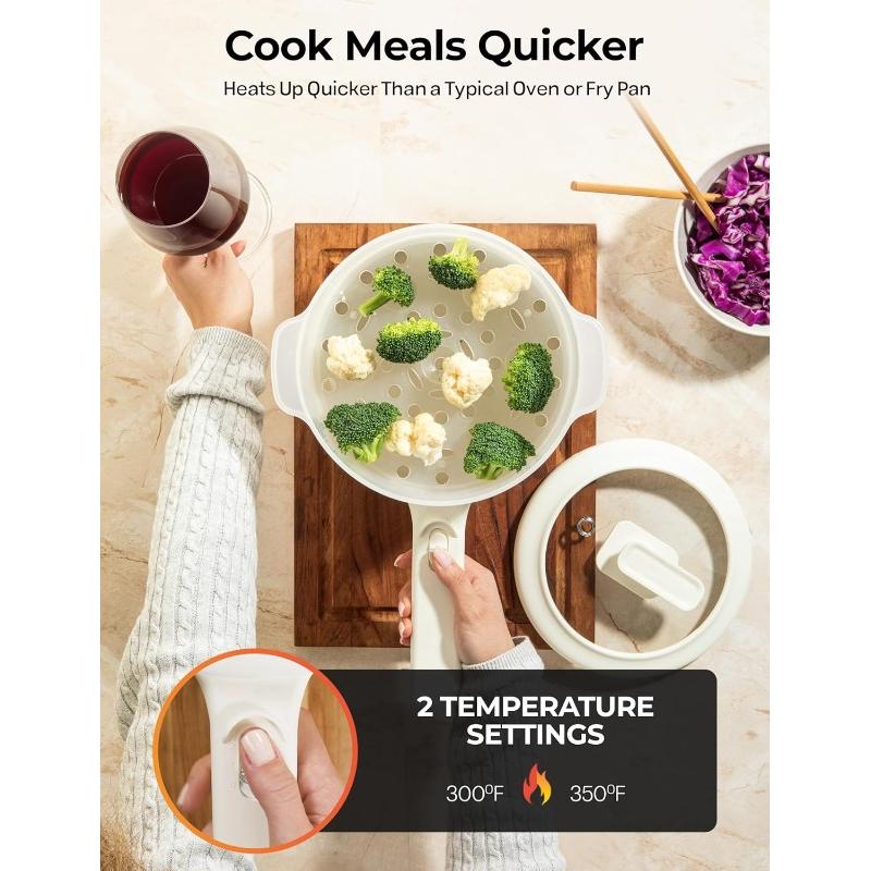 1.5L Ceramic Hot Pot Electric Skillet