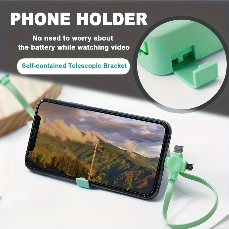 2pcs  Multi-Color Telescopic Stand Cube Data Cable