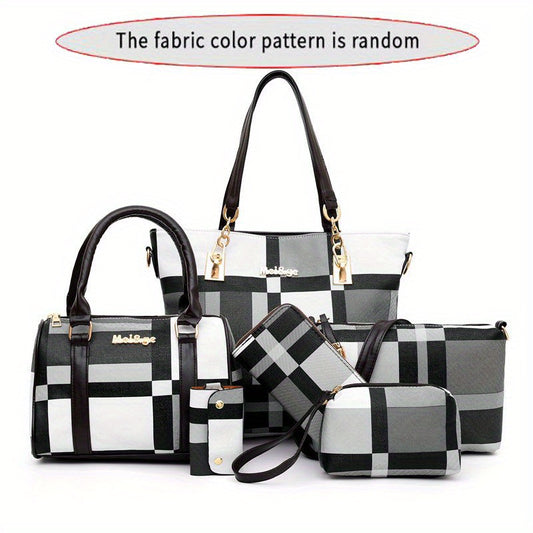 6pcs/set Large Capacity Shoulder Bag