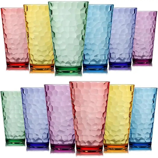 Hammered Plastic Drinking Tumbler