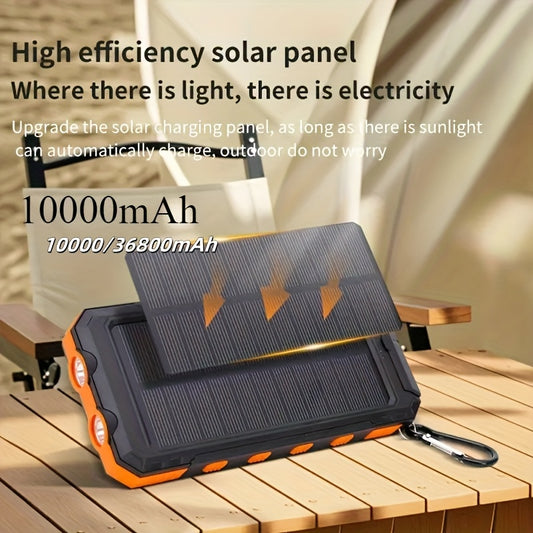10000mAh Portable Solar Charger | Fast Charging