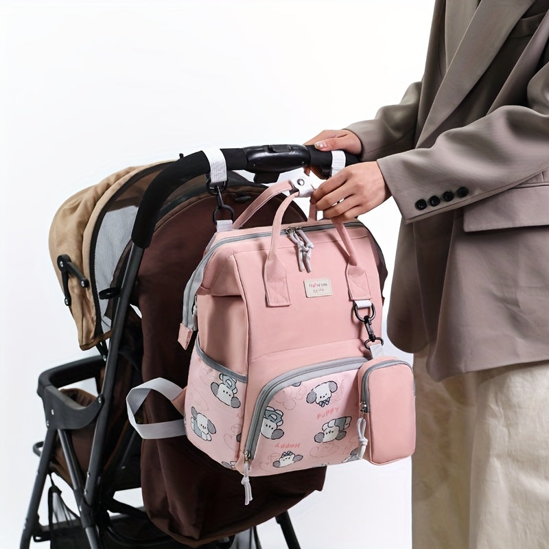 Spacious Cute Cartoon Prints Backpack
