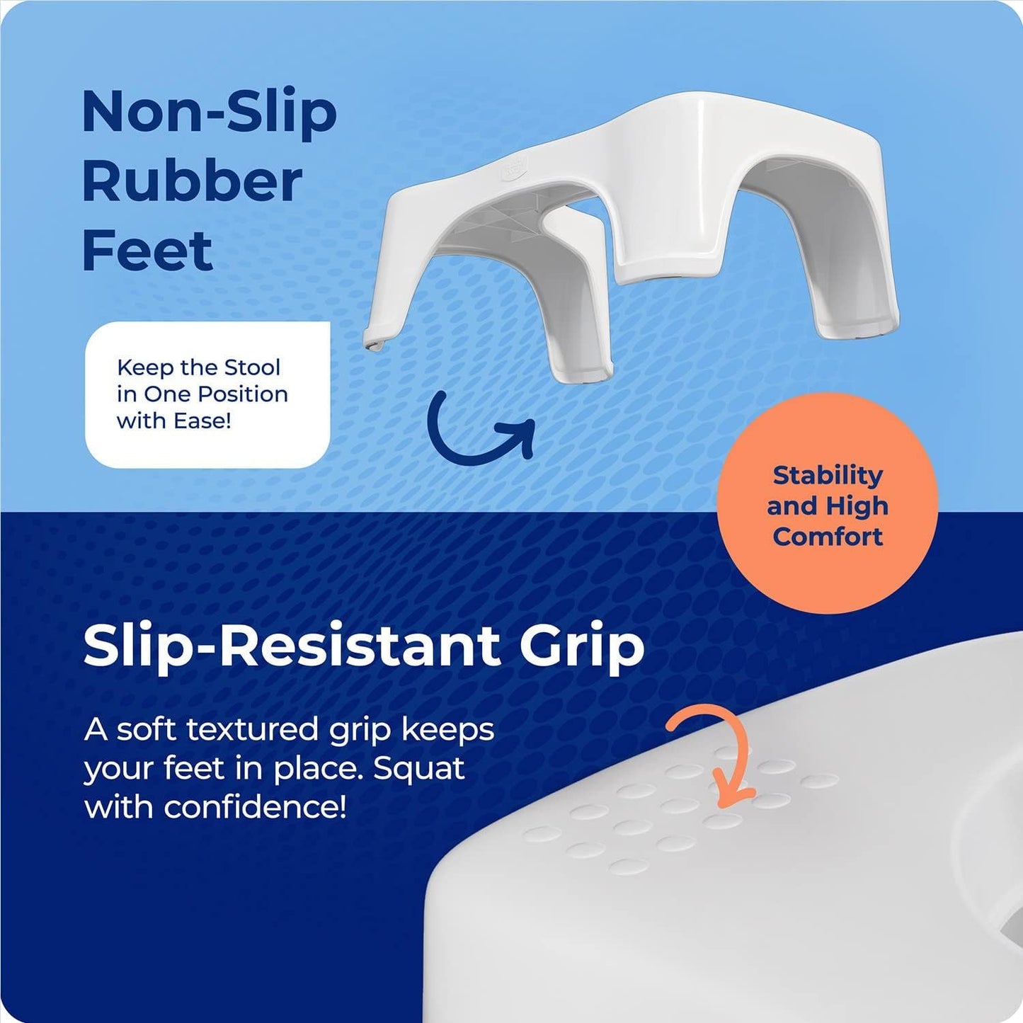 Squatty Potty Standard 7" Toilet Stool, White