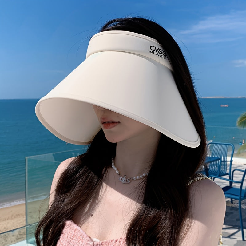 Women's Summer Wide Brim Topless Hat