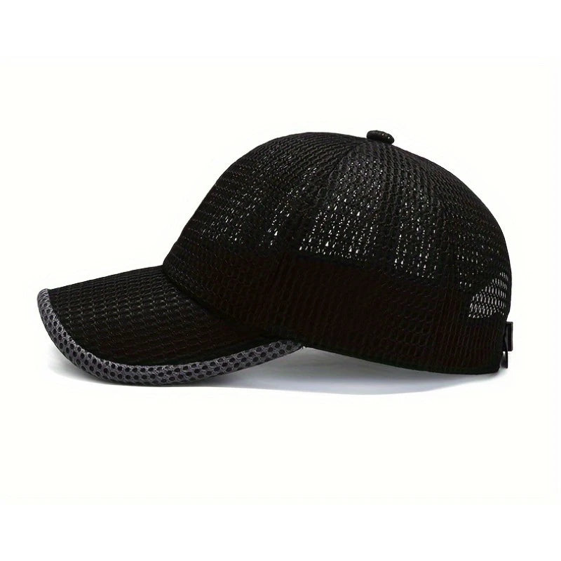 Breathable mesh baseball cap
