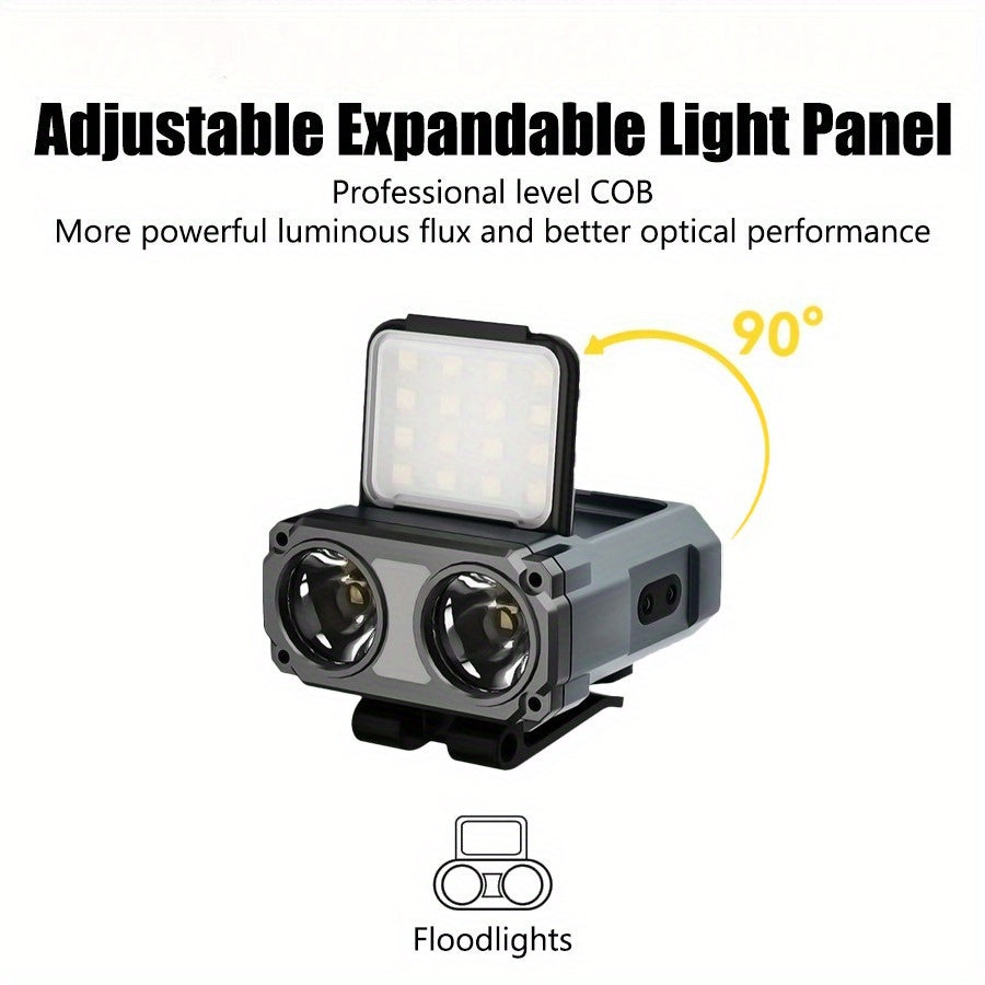 2pcs Hat Clip Light LED Sensor Headlamp