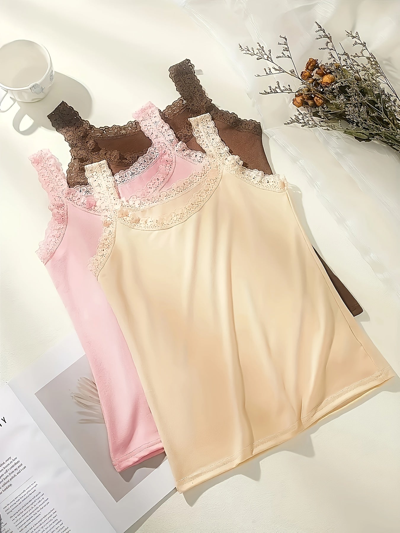 Women's Plus Size Lace Camisole