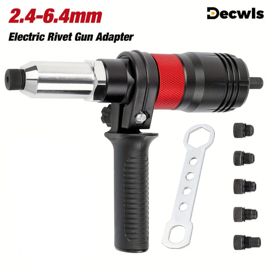 1 Set Professional Rivet Gun Adapter Kit