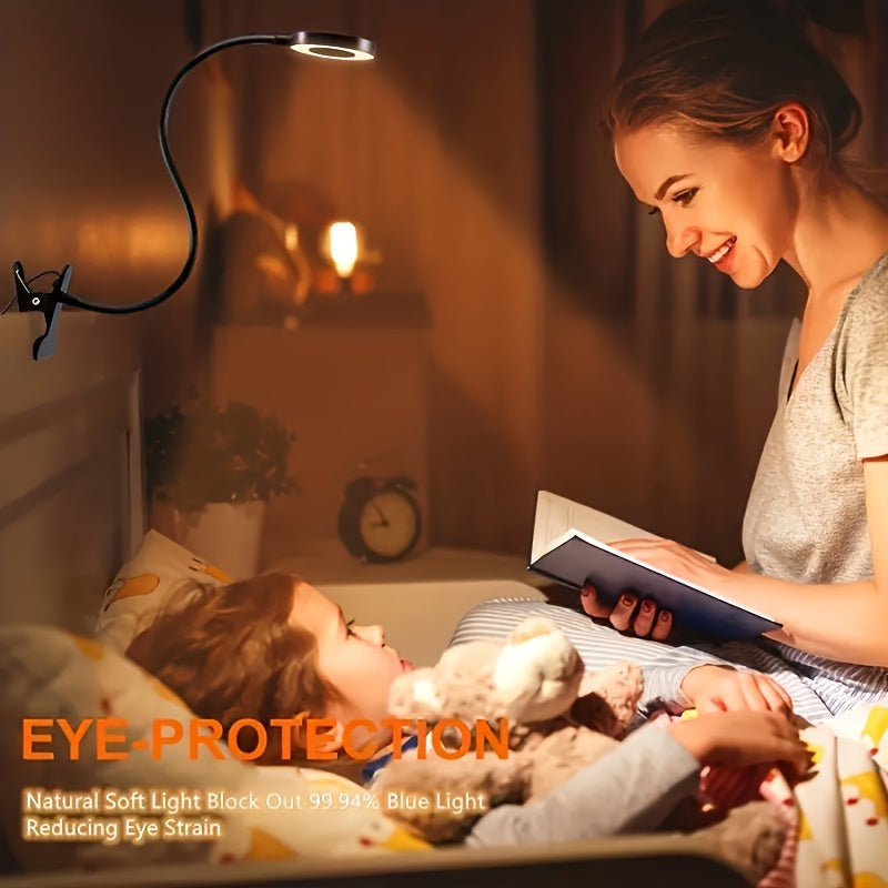 With clip 5V USB LED Magnifying Glass - 3 Color Mode，