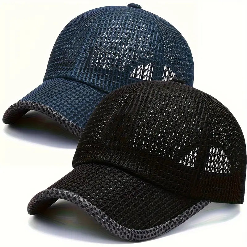 Breathable mesh baseball cap