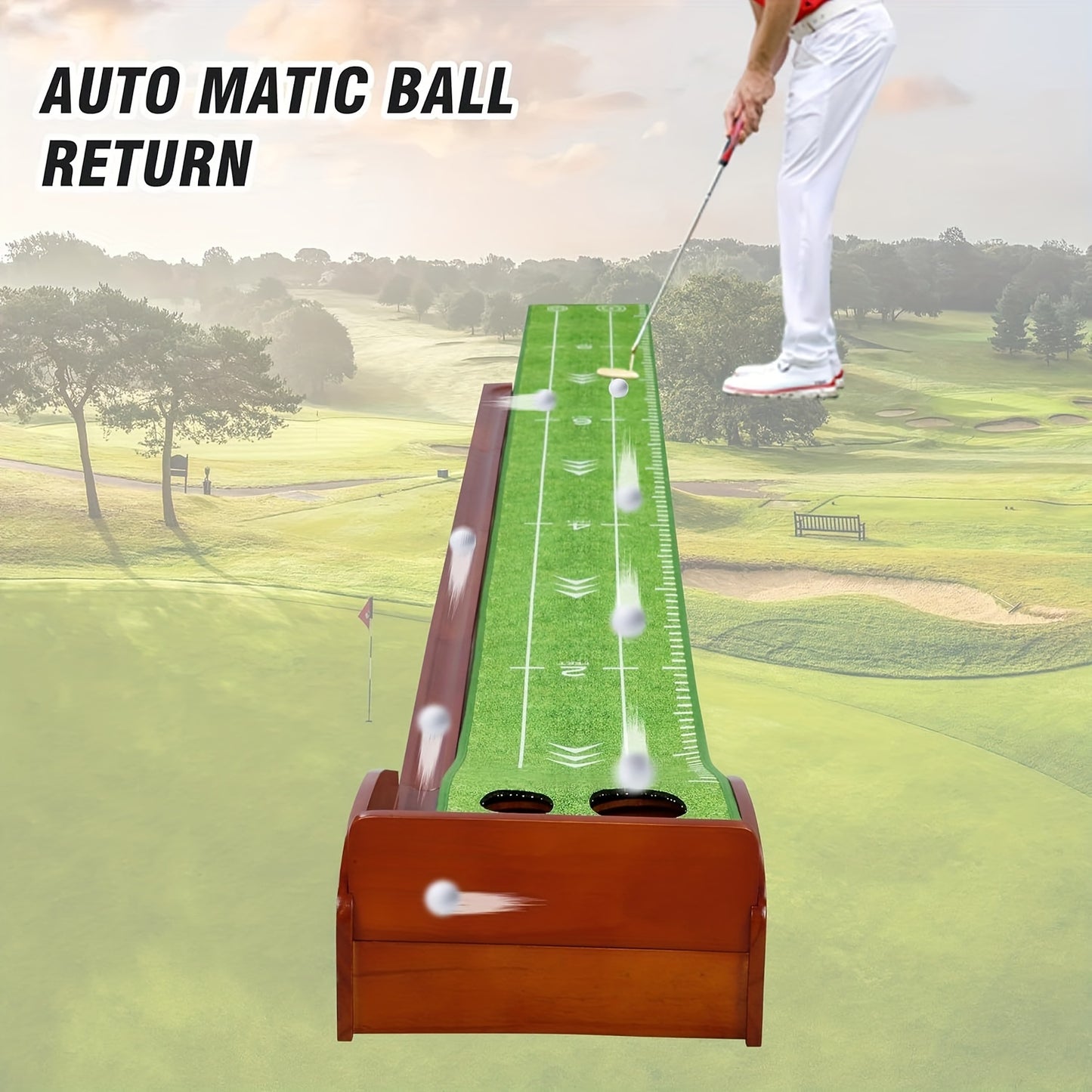 [Golf Putting Mat] 2.5m PGM Golf Putting Mat