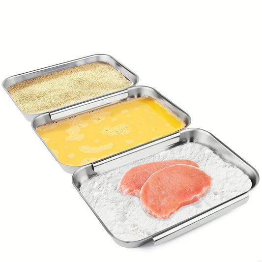Food-Grade Stainless Steel Bread Plate