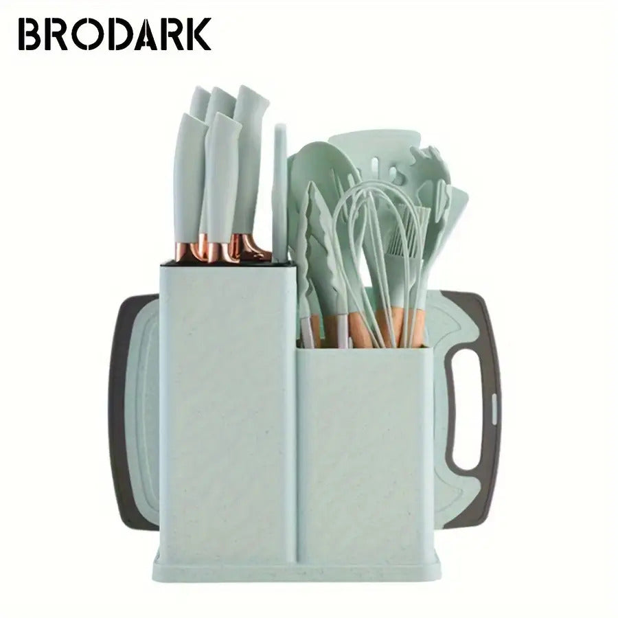 Bucket Silicone Kitchenware Set Of 19 Pieces