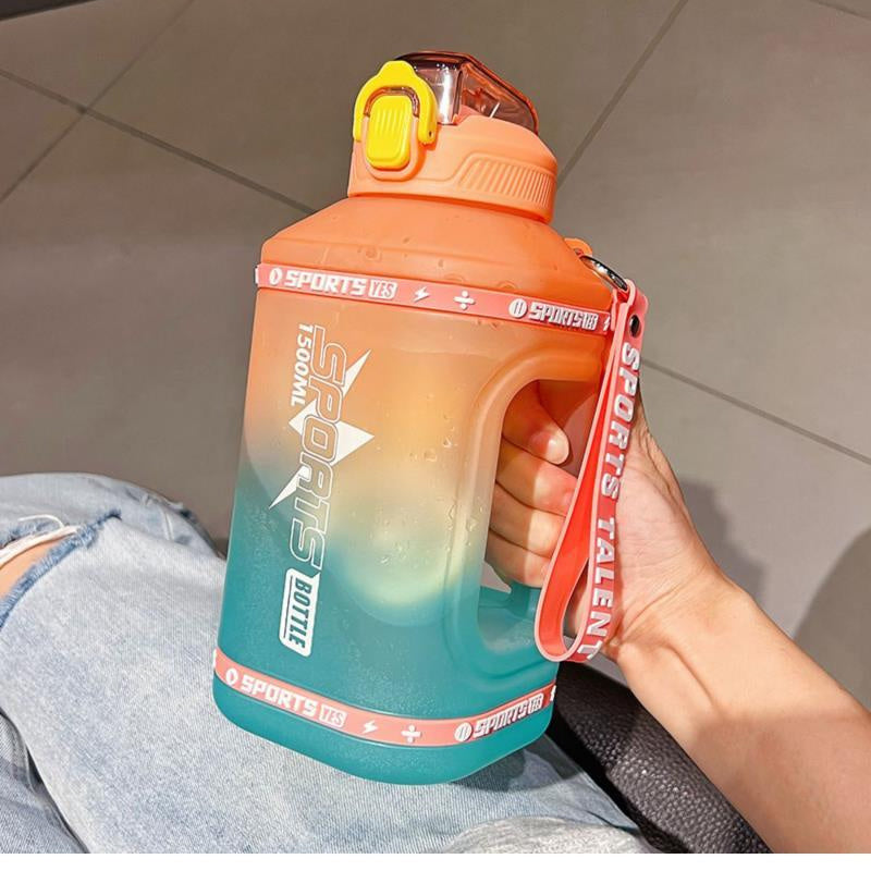 2pcs|50oz Frosted Gradient Sports Bottle
