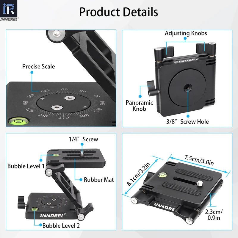 Z-type tilting tripod head
