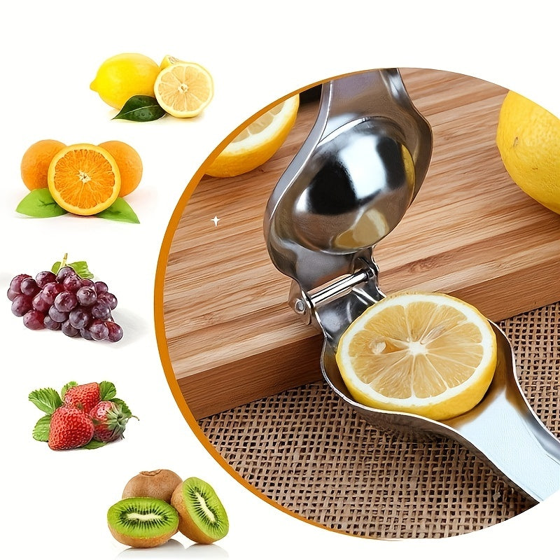 Stainless steel manual citrus juicer