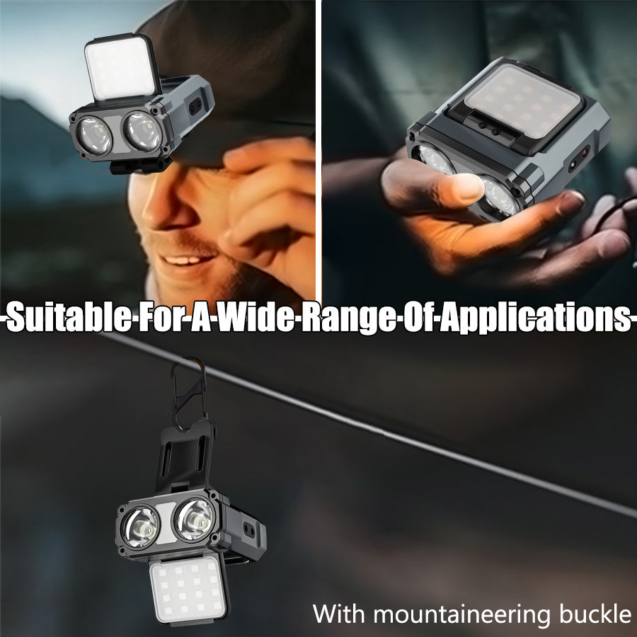 2pcs Hat Clip Light LED Sensor Headlamp