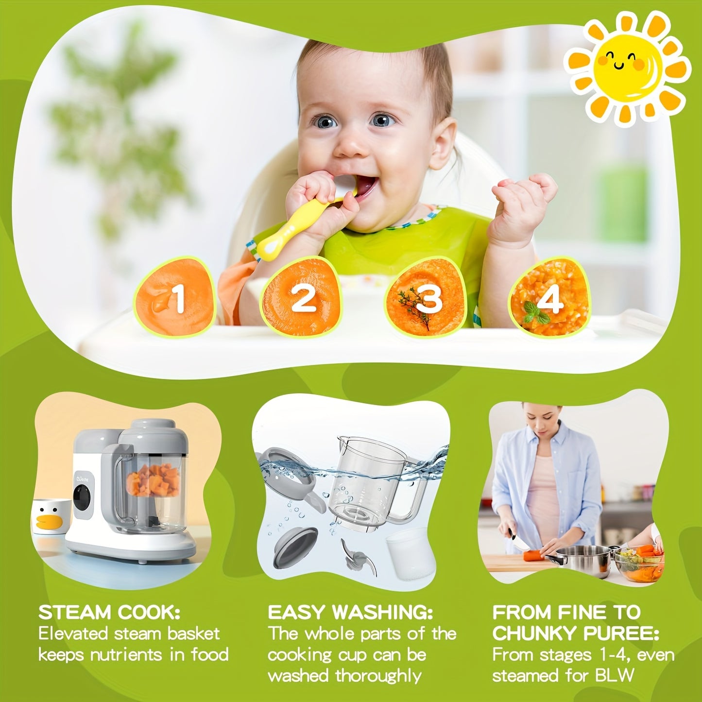 Youngsters Food Maker - Auto Cooking, One Button Control