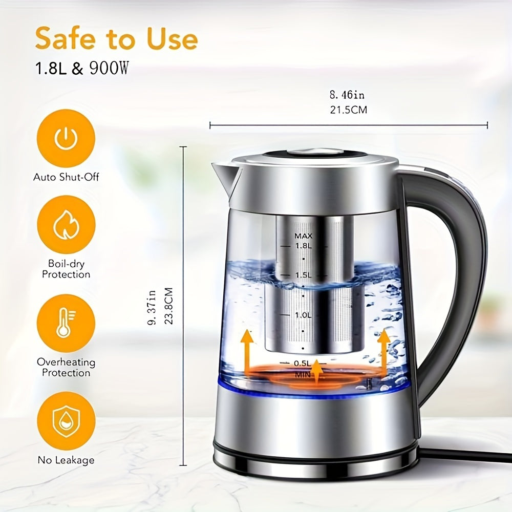 1.8L Electric Glass Kettle
