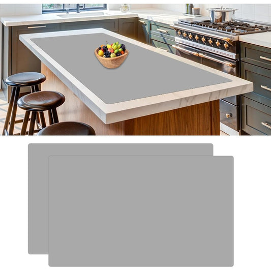 1-Pack Large Heat-Resistant Silicone Kitchen Island Countertop Protector Mat