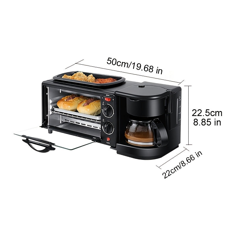 [Portable Oven] Equipped with A Non-stick Die-cast Grill