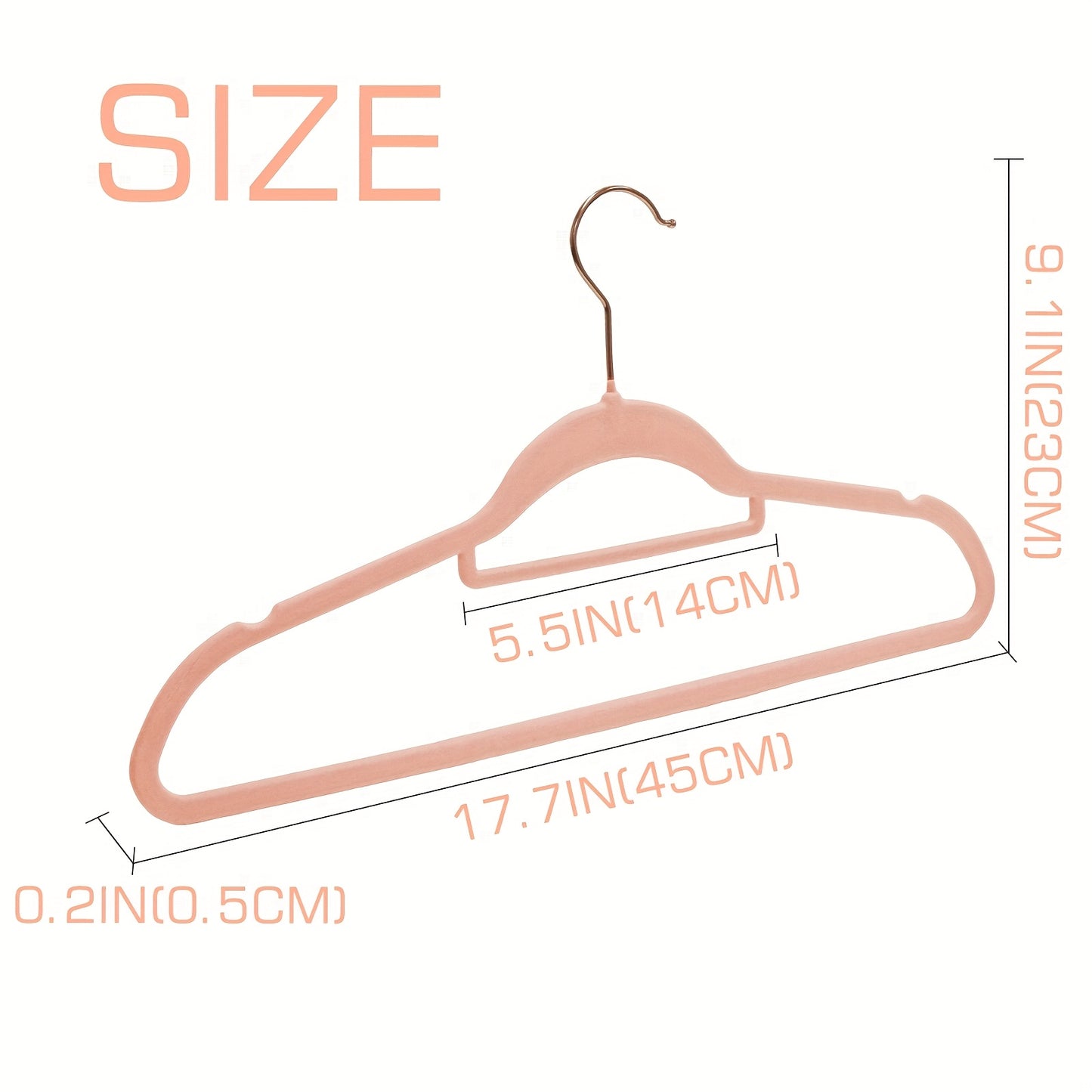 Velvet Hangers 20pcs - Non-Slip Clothes Hangers