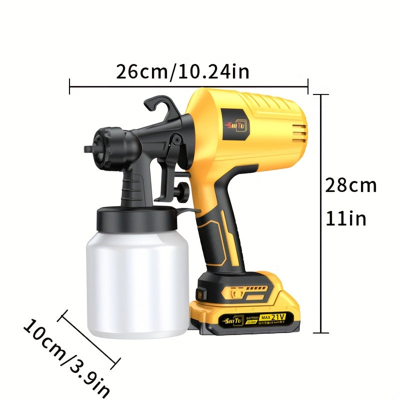Wireless Spray Gun with Nozzle