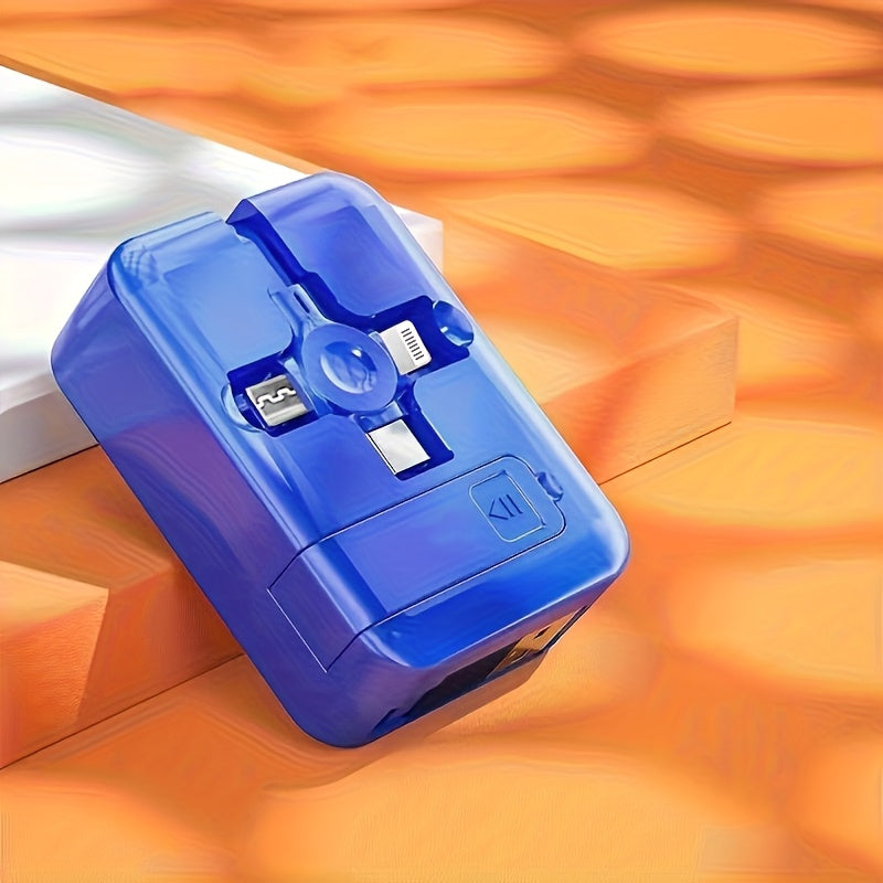 2pcs  Multi-Color Telescopic Stand Cube Data Cable