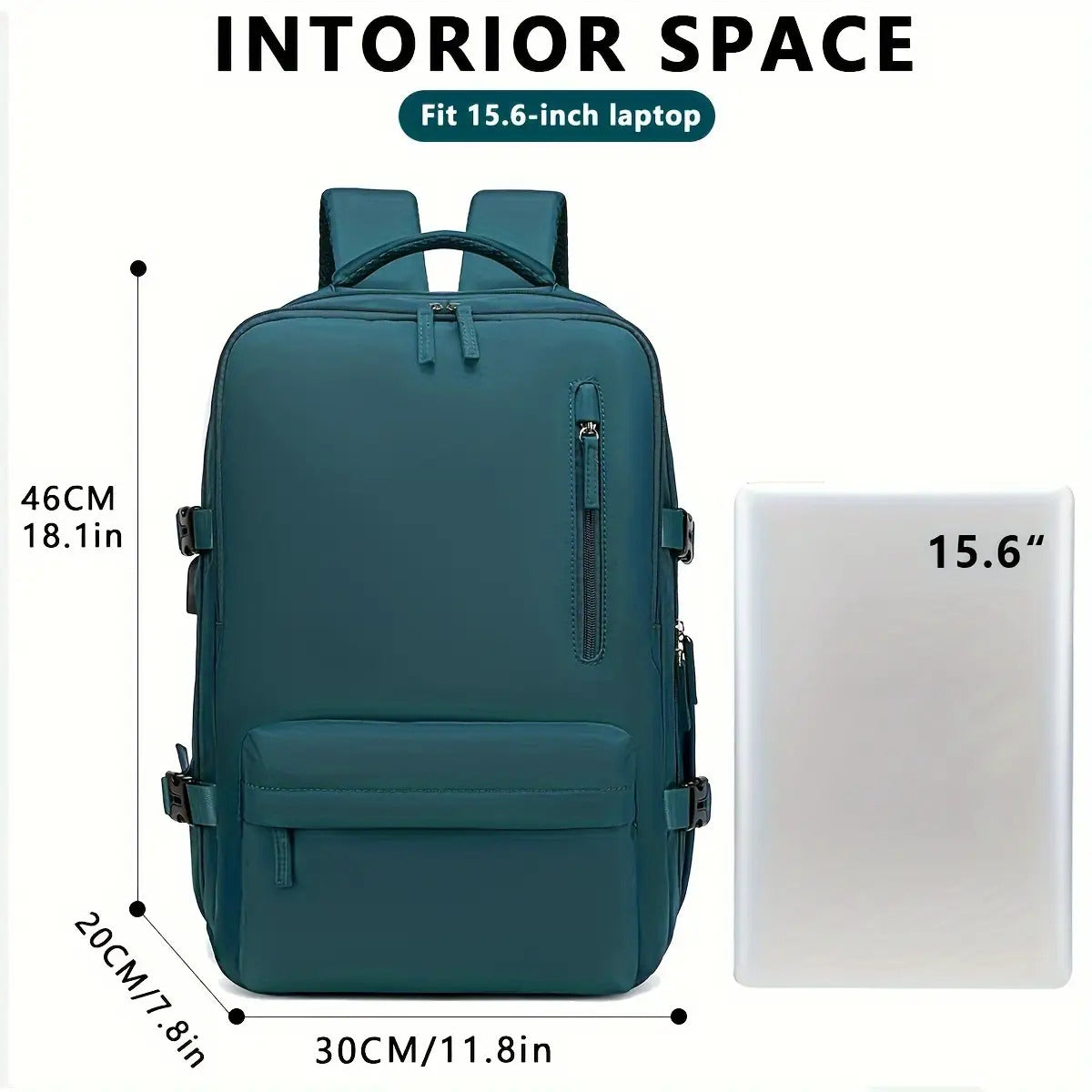 Multi functional large capacity independent compartment leisure backpack