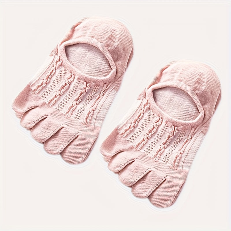 10 pairs of five finger mesh boat socks