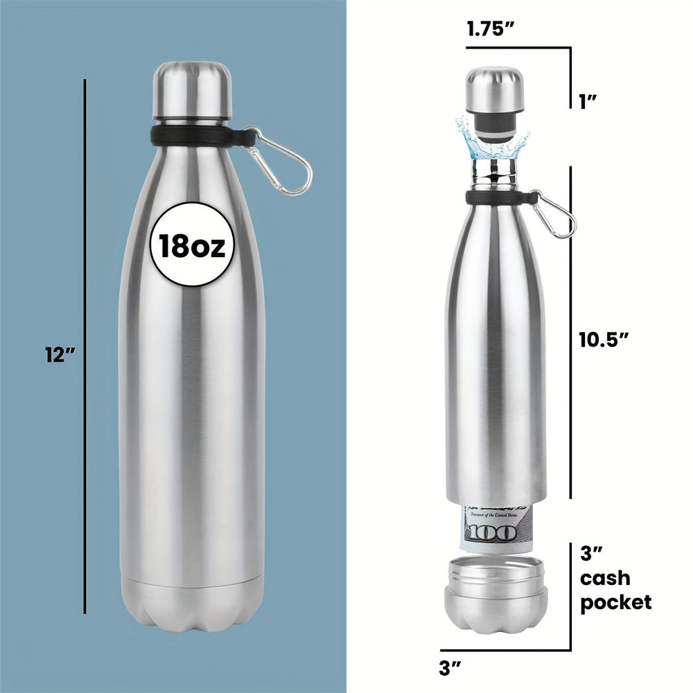 1 Pack Diversion Safe Water Bottle Stainless Steel Bottle
