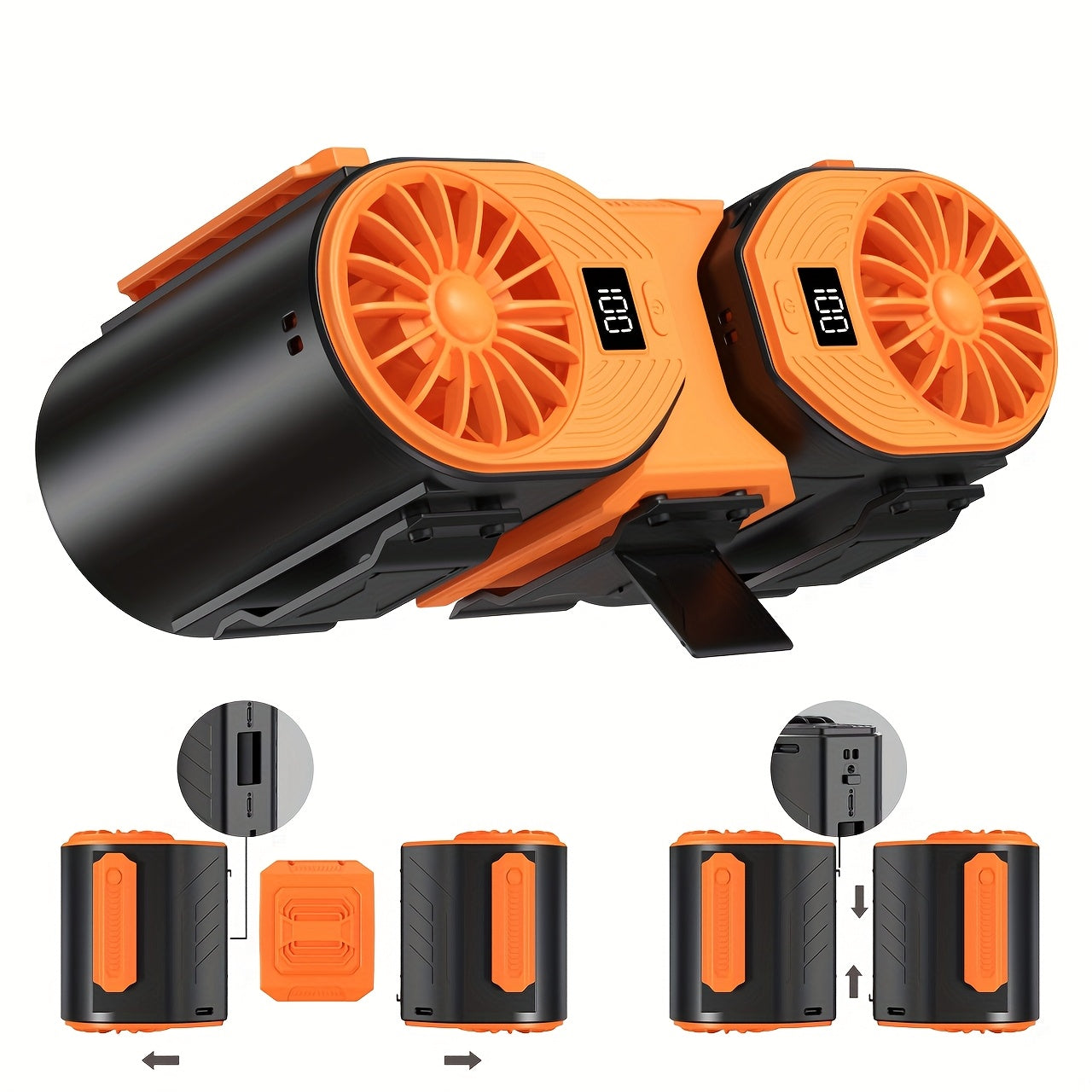 2025 Portable Waist Fan Bladeless Electric Fan