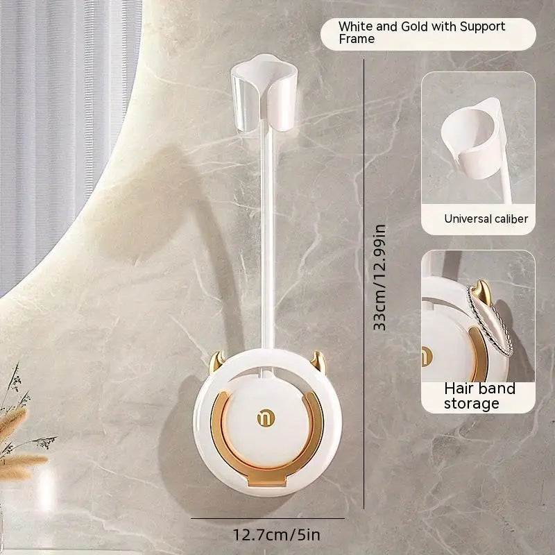Universal Traceless Wall Mounted Hair Dryer Storage Rack