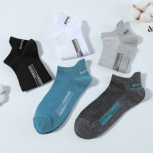 10 Pairs Of Unisex Cotton Blend Anti Odor