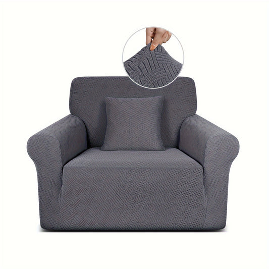 A Thickened Jacquard Sofa Cover With Elastic All-inclusive Sofa Cover