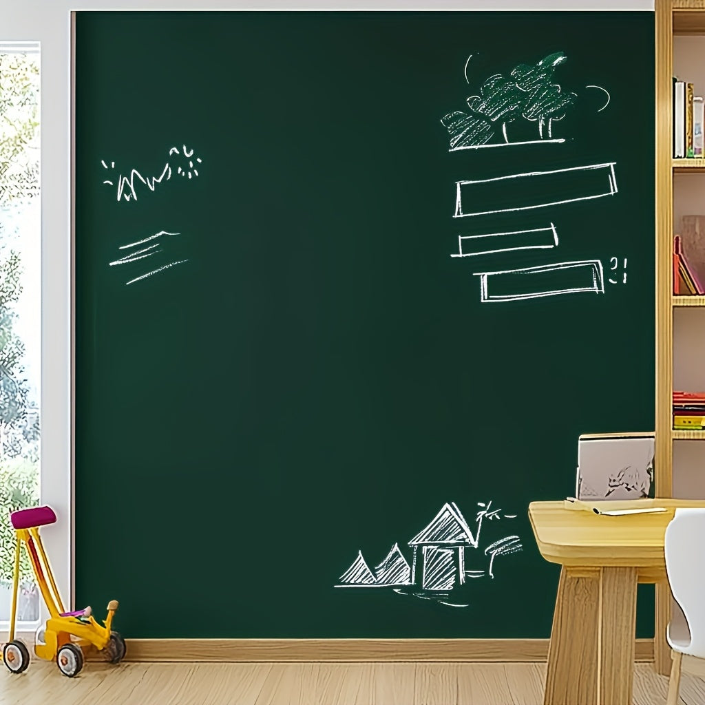 2 Rolls of Self-Adhesive Whiteboard Greenboard Chalkboard Wall Sticker