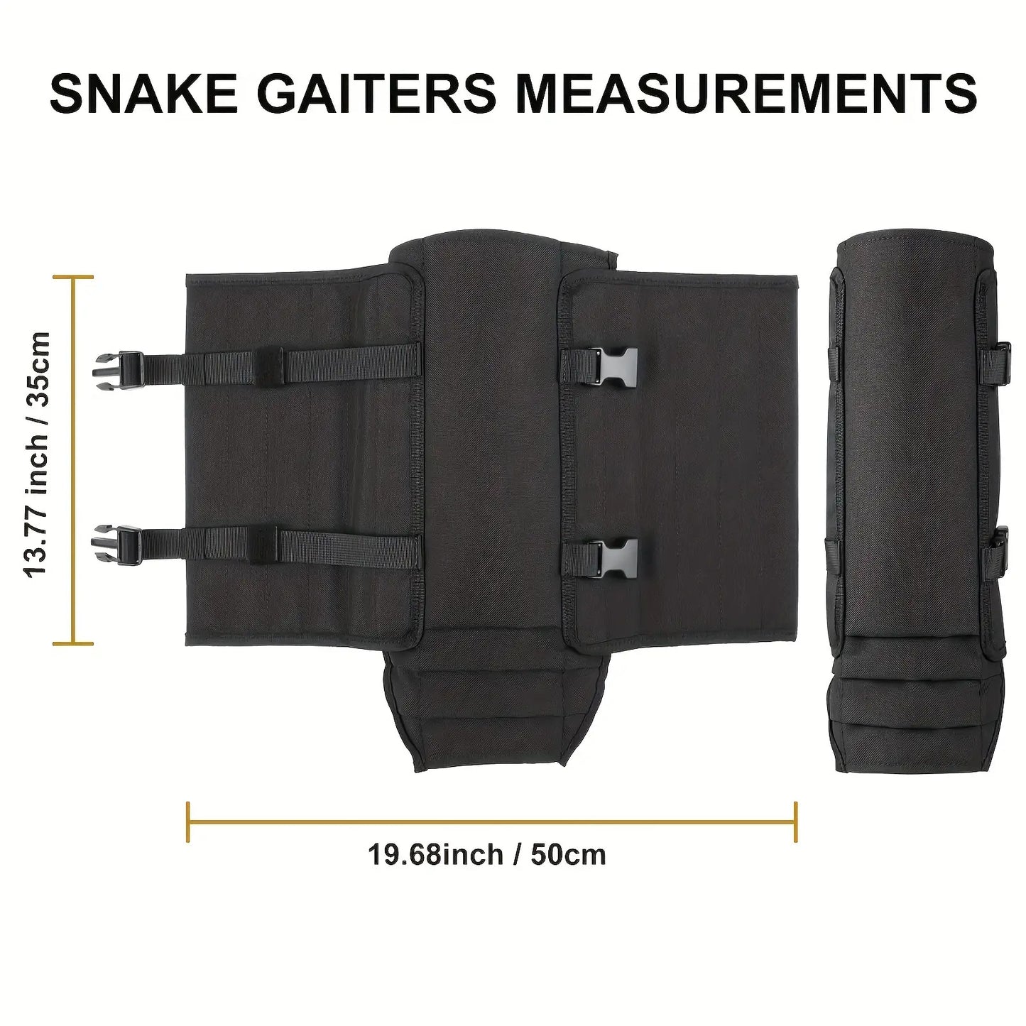 Waterproof and Adjustable Snake Leg Guards